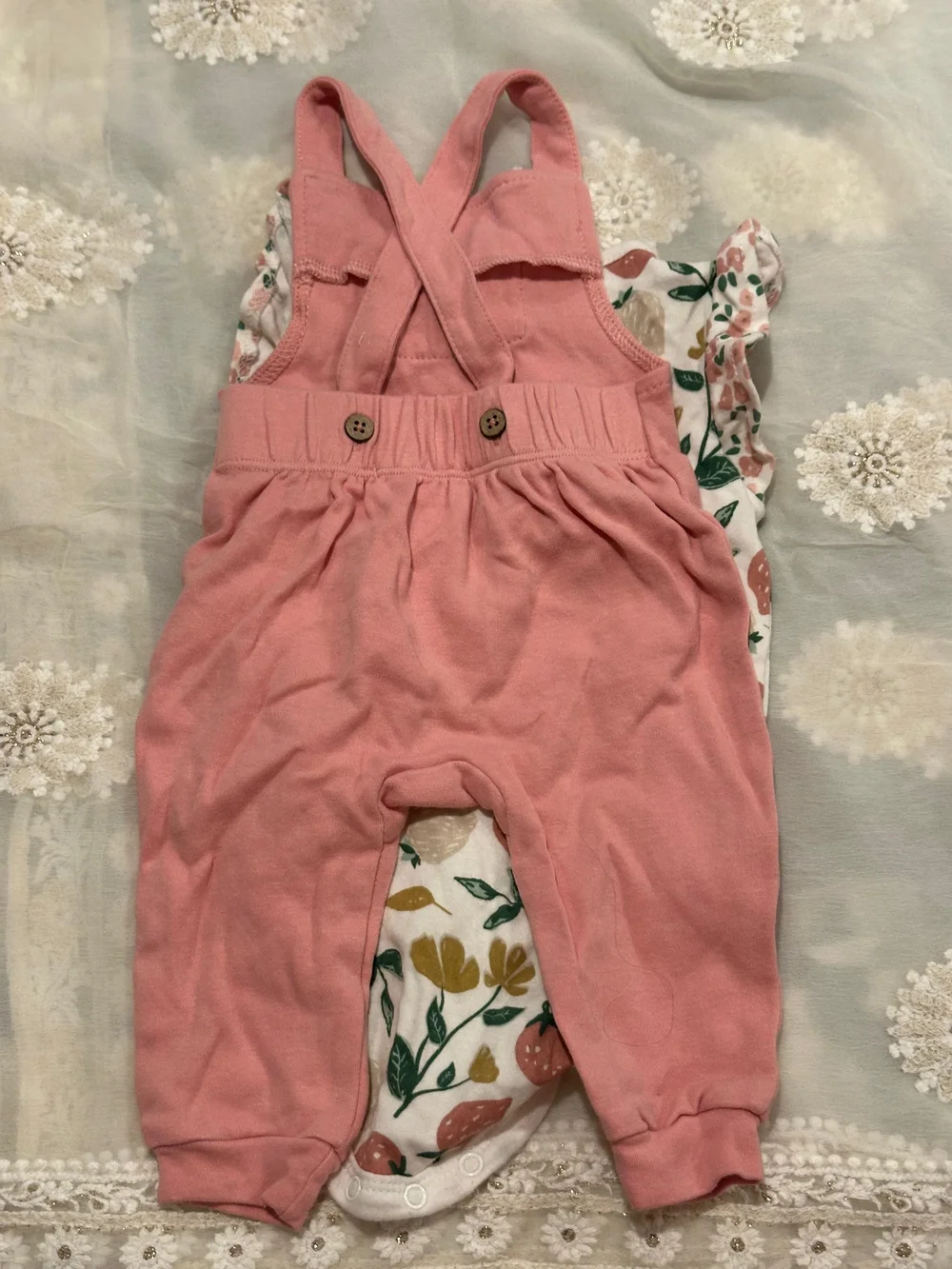 Pink Baby Overalls Romper - Cute Kids Bottoms